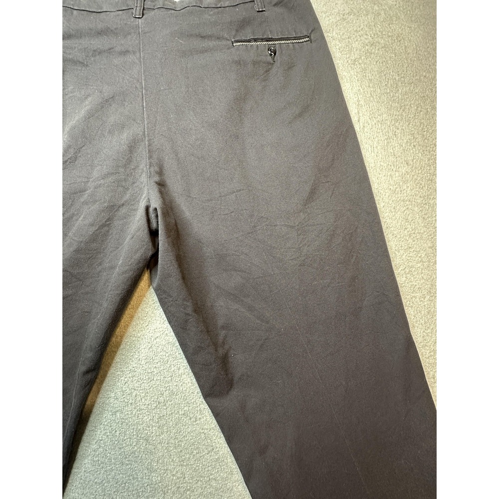 Cintas Pants Mens 44x32 Charcoal Gray Work Uniform Chino Straight Leg Zip Fly - Picture 5 of 16
